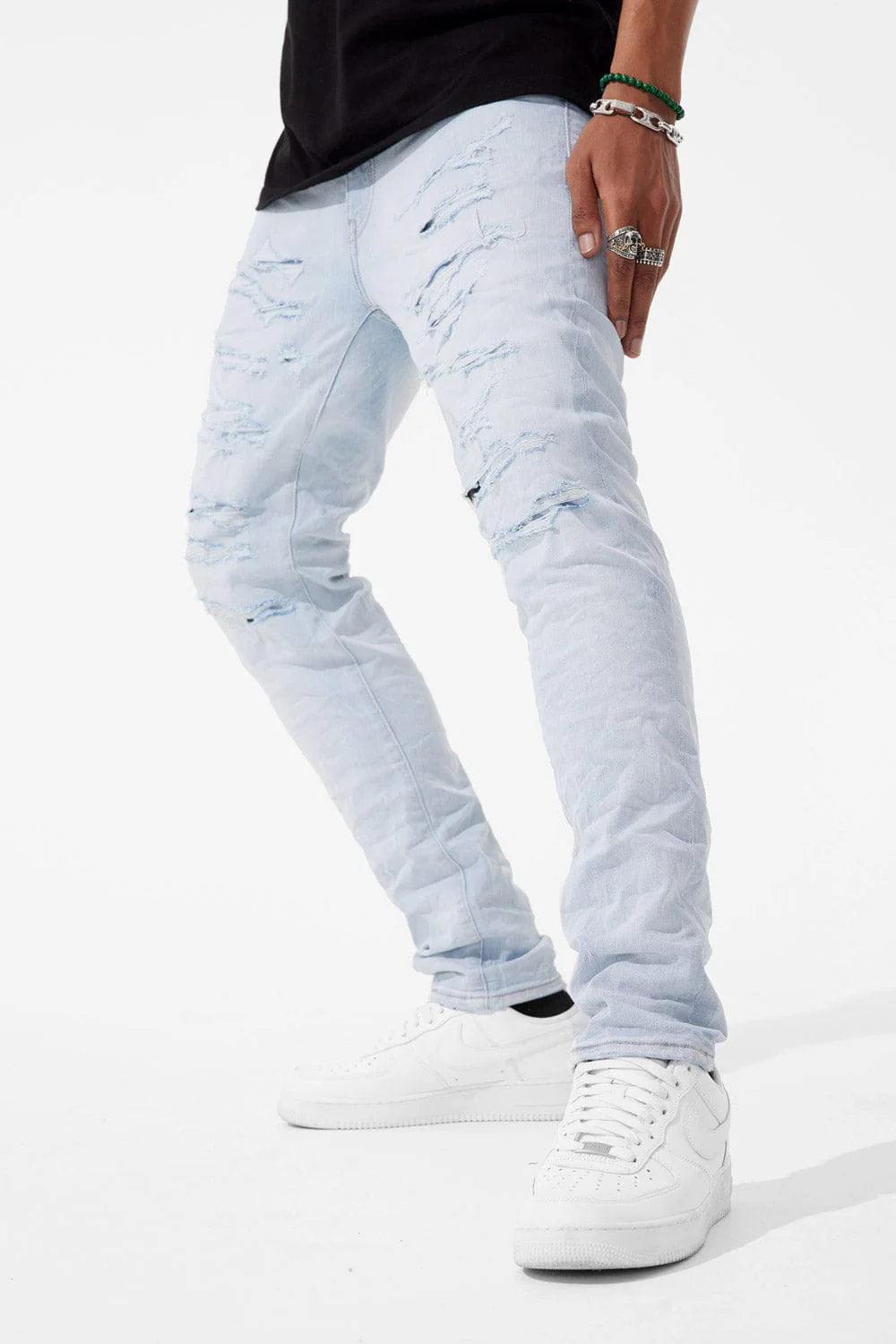 Jordan Craig "Dynamo" Skinny Iced White