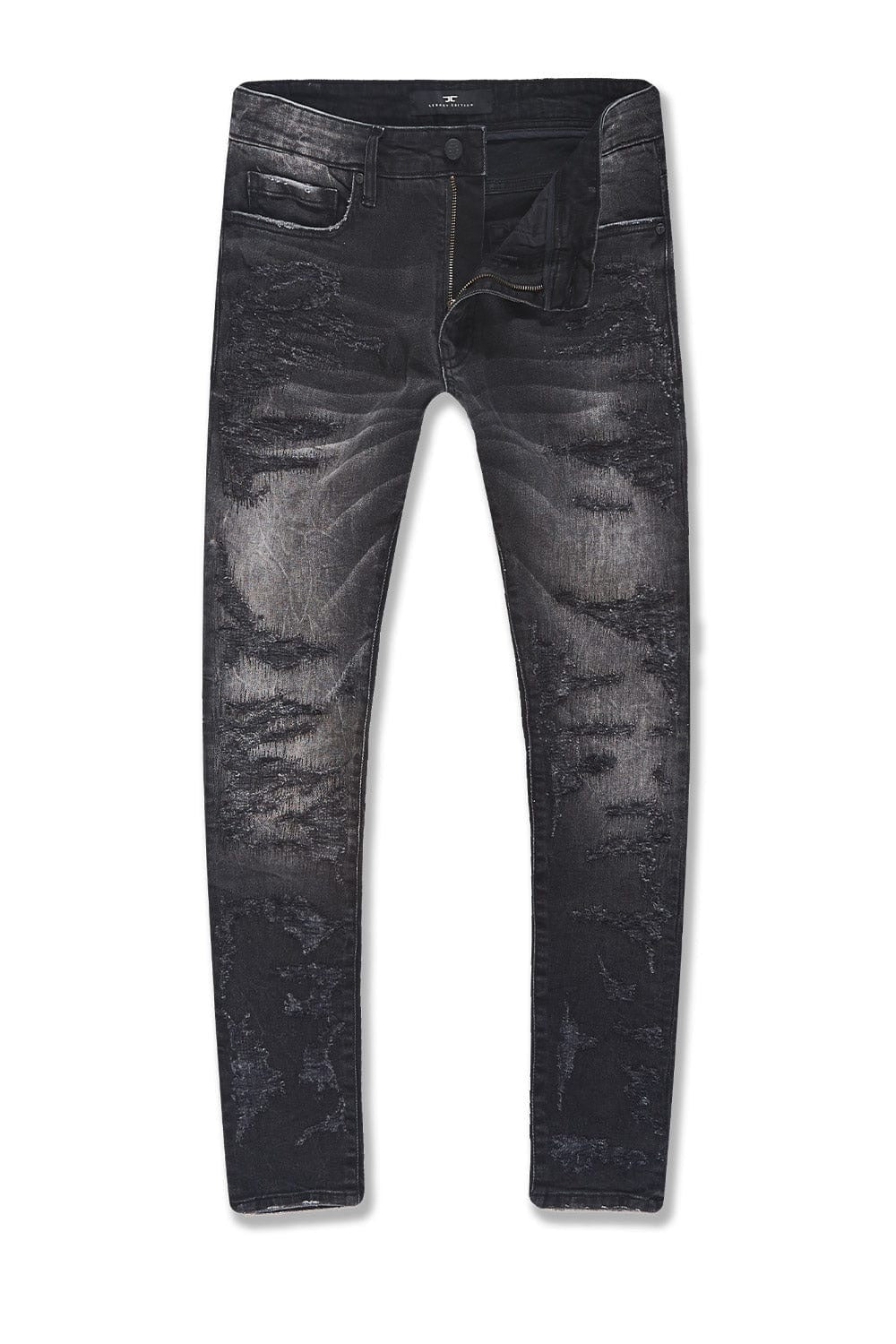 Jordan Craig "Rockaway" Denim Skinny Black Shadow