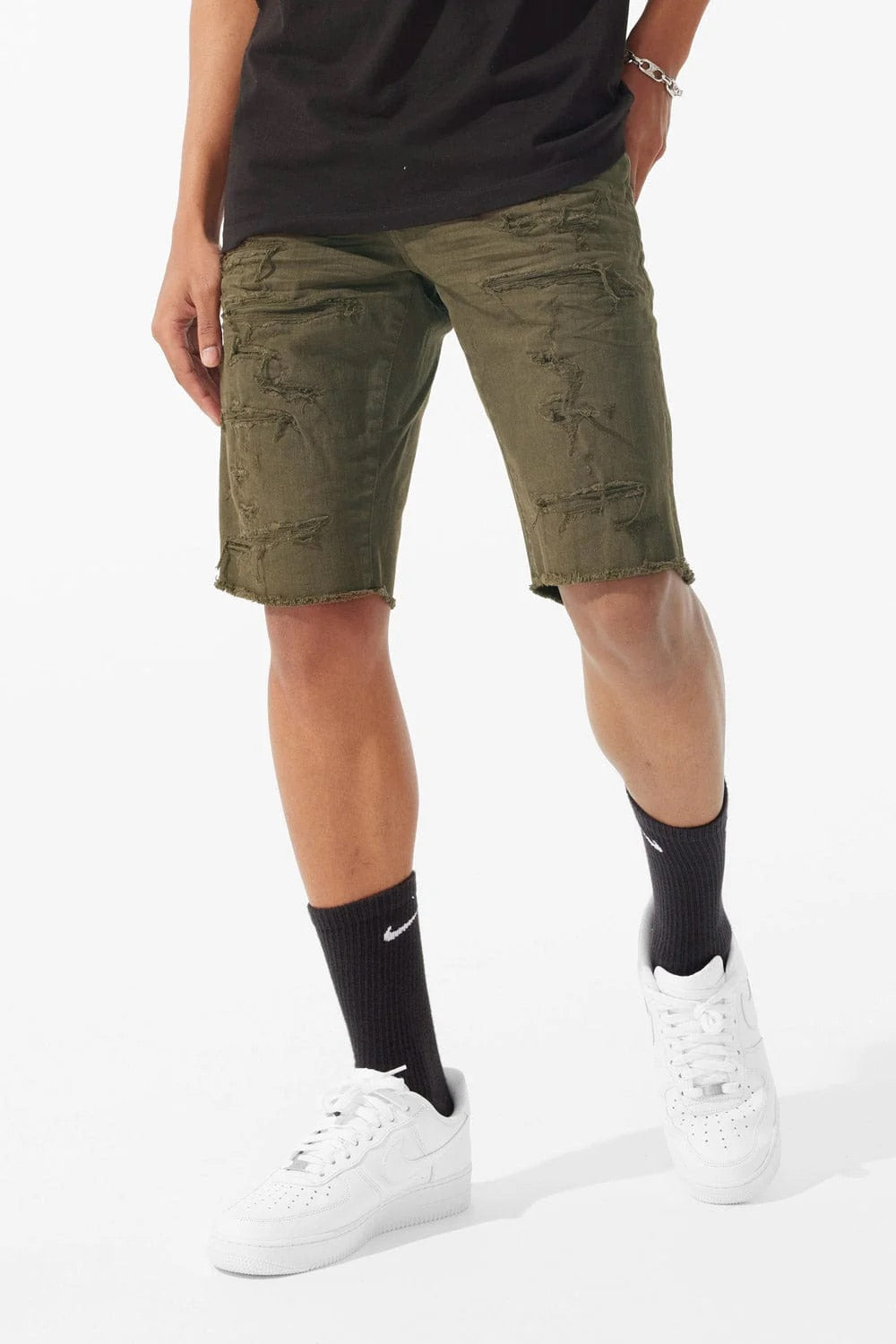 Jordan Craig "Tulsa" Shorts Army Green