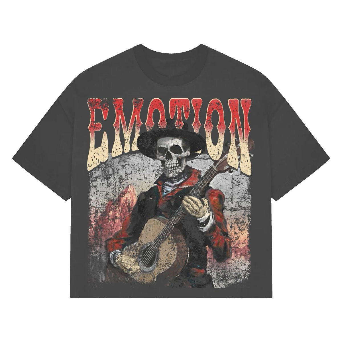 Mixed Emotion "Guitar" Tee Grey