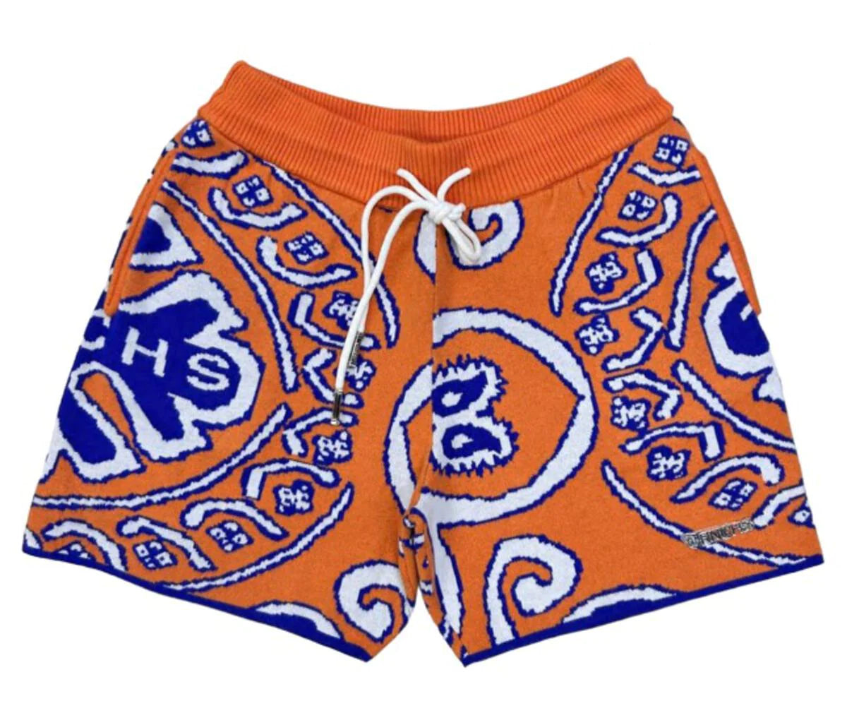 Trnchs "Bandana" Shorts Orange