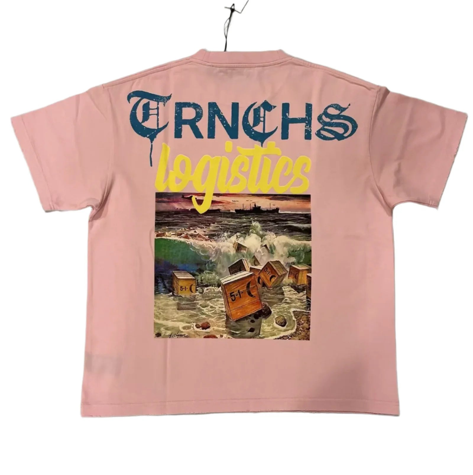Trnchs "Logistics" Tee Vintage Pink