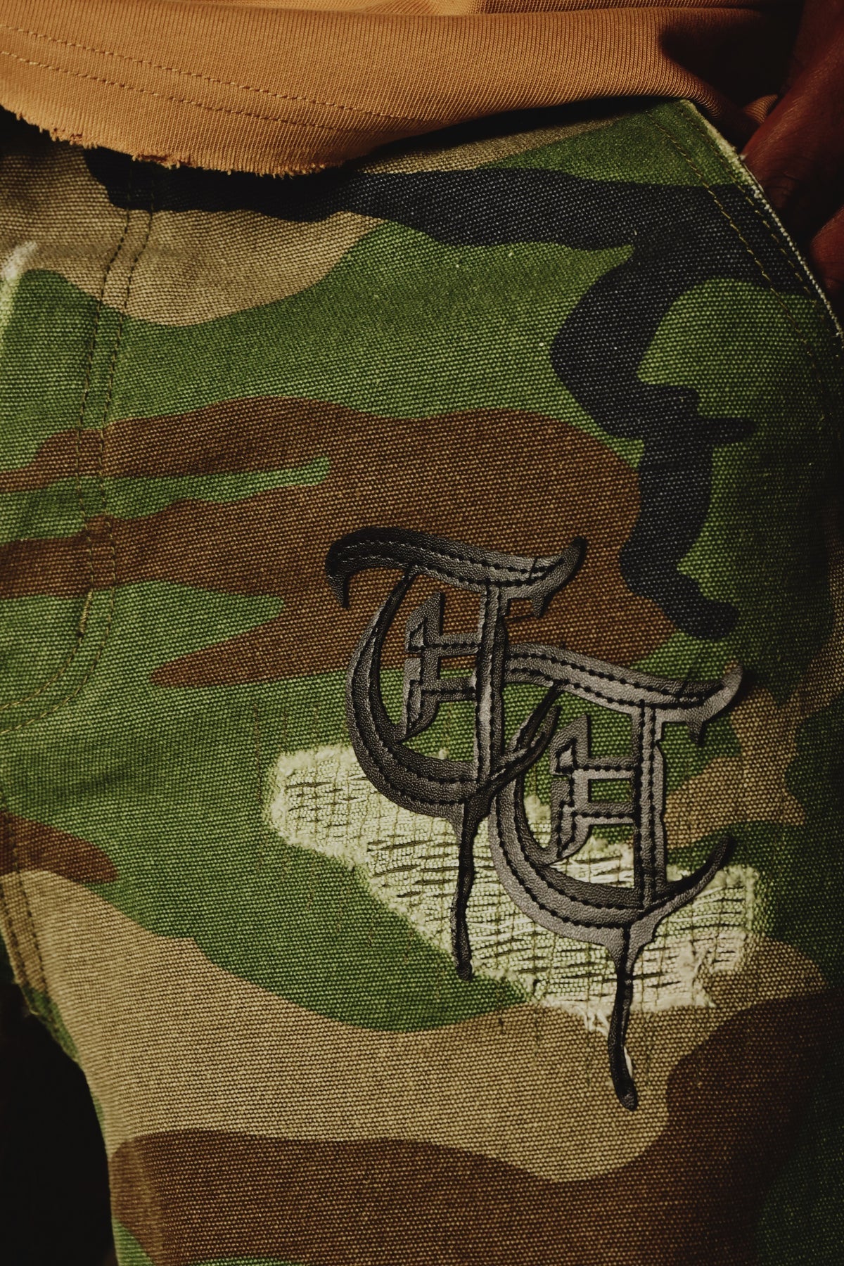 Trnchs "Jeneen" Shorts Camo