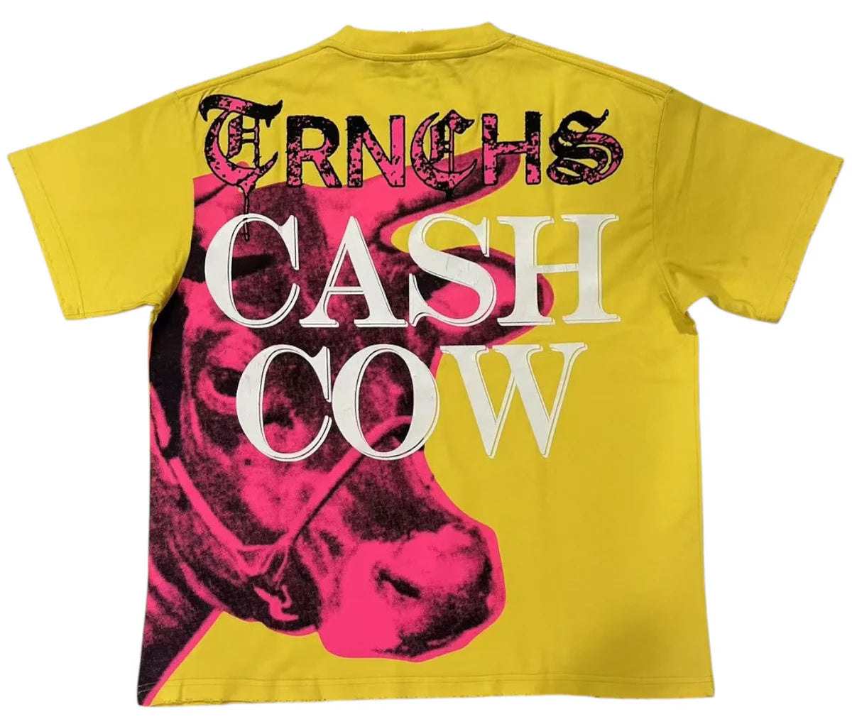 Trnchs "Cash Cow" Tee Yellow