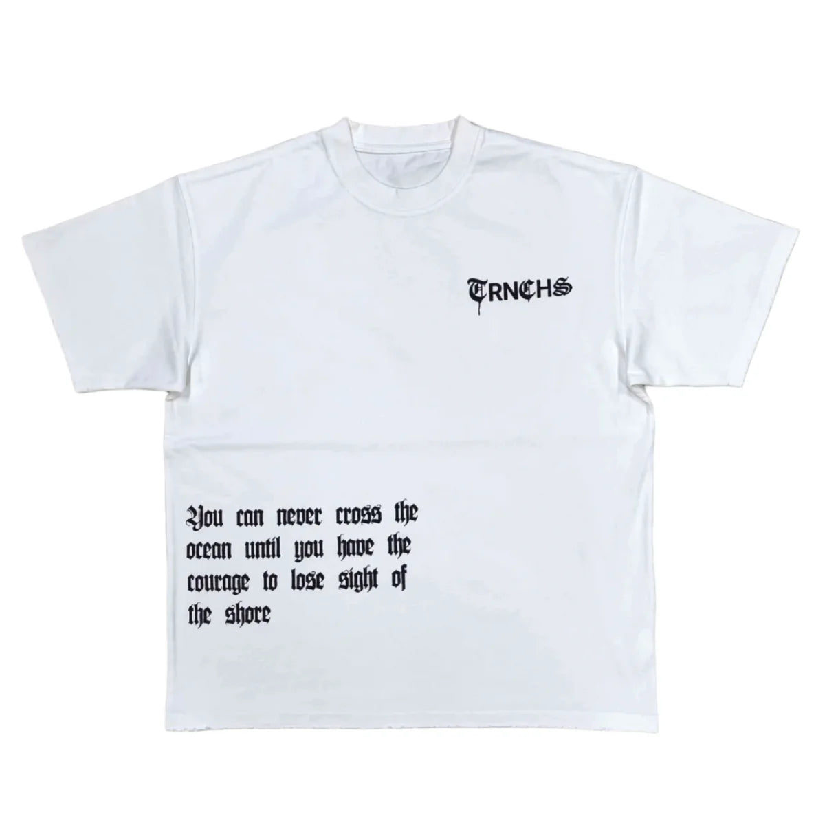 Trnchs "Courage" Tee White