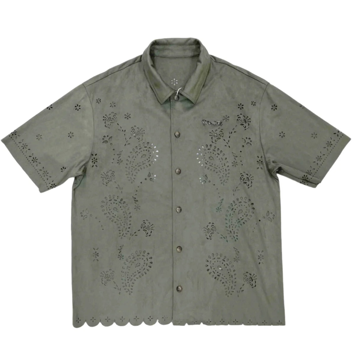 Trnchs "Eisaba" Button Up Green