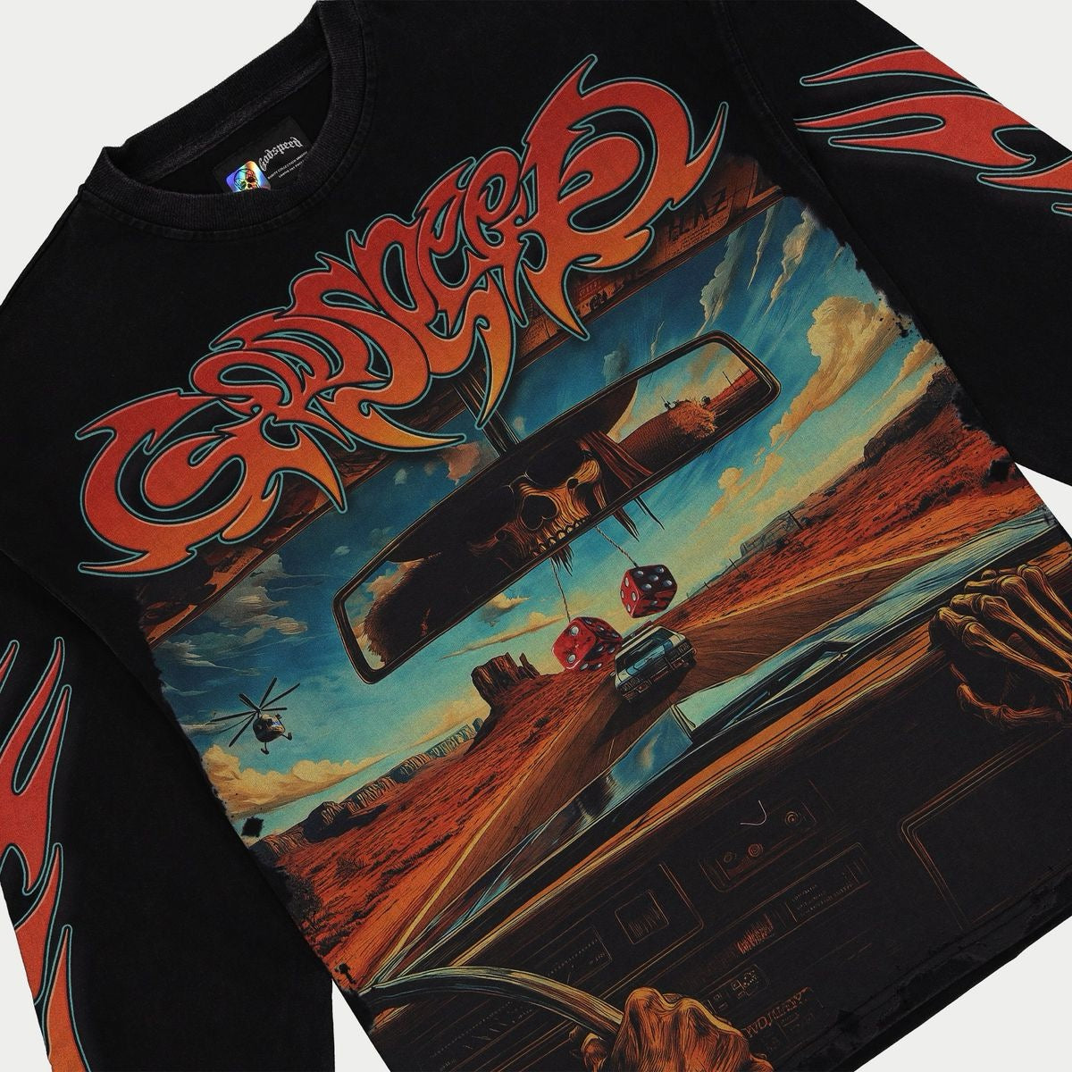 God Speed "On The Run" Long Sleeve Tee Multi