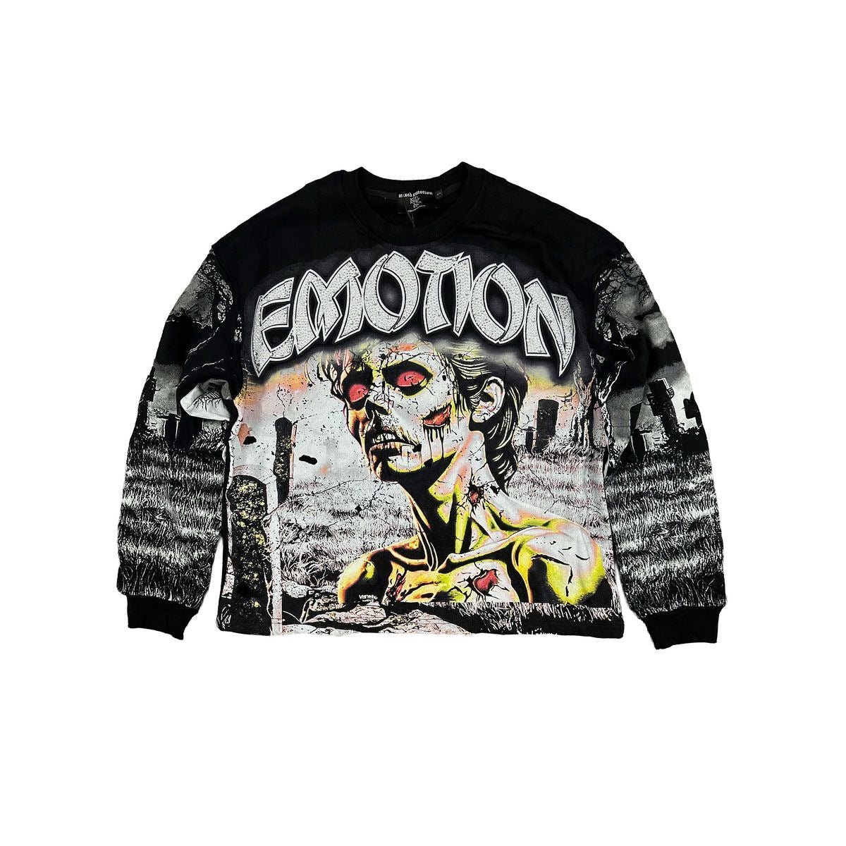 Mixed Emotion "Tombstone" Long Sleeve Black