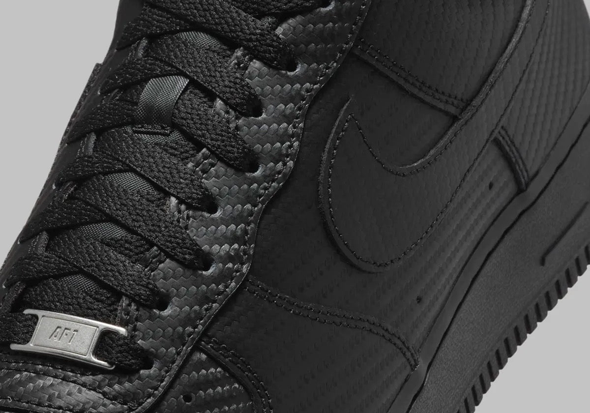 Nike Air Force 1 Carbon Fiber Black