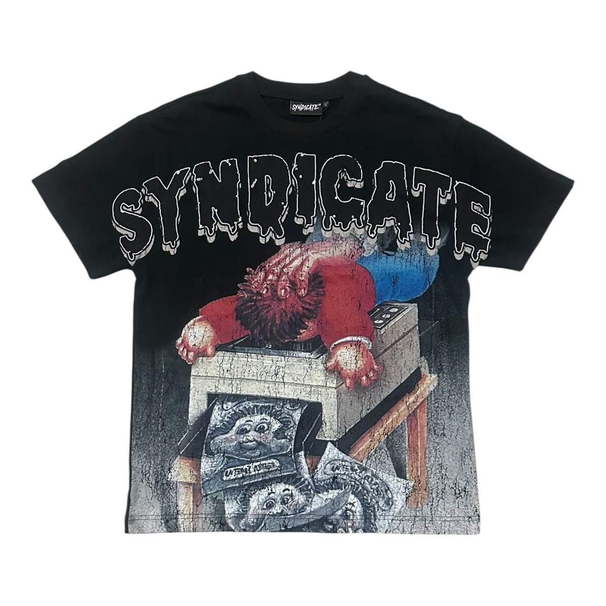 Syndicate "Copy Fax" Tee Black