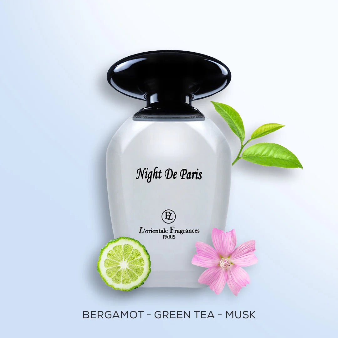 L'orientale Fragrances "Night De Paris" Cologne Silver