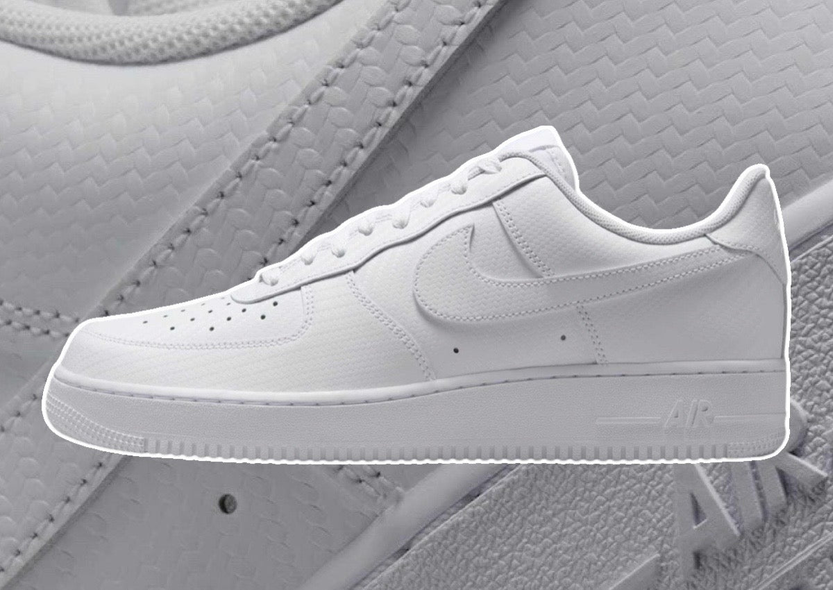 Nike Air Force 1 Carbon Fiber White