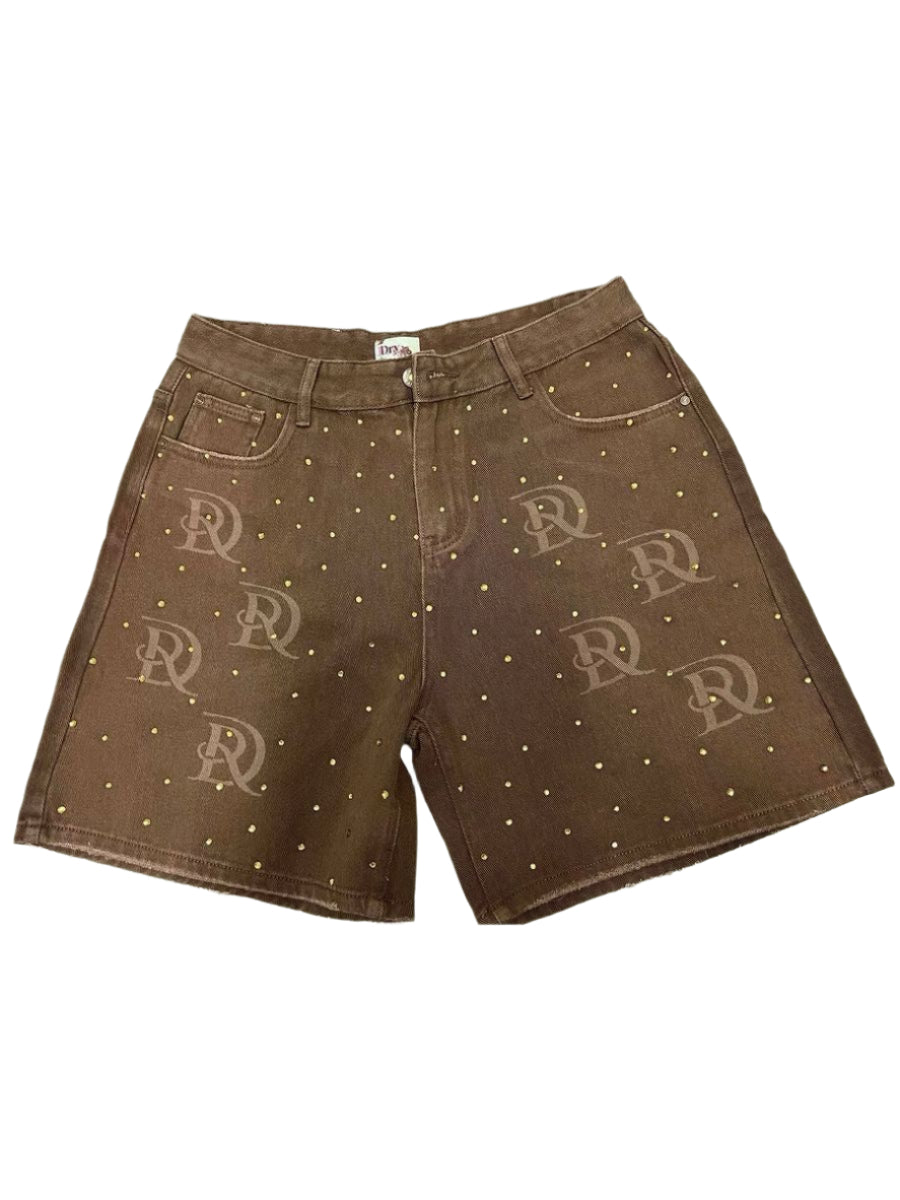 Dry Rot "Mud Stone" Brown Diamond Shorts