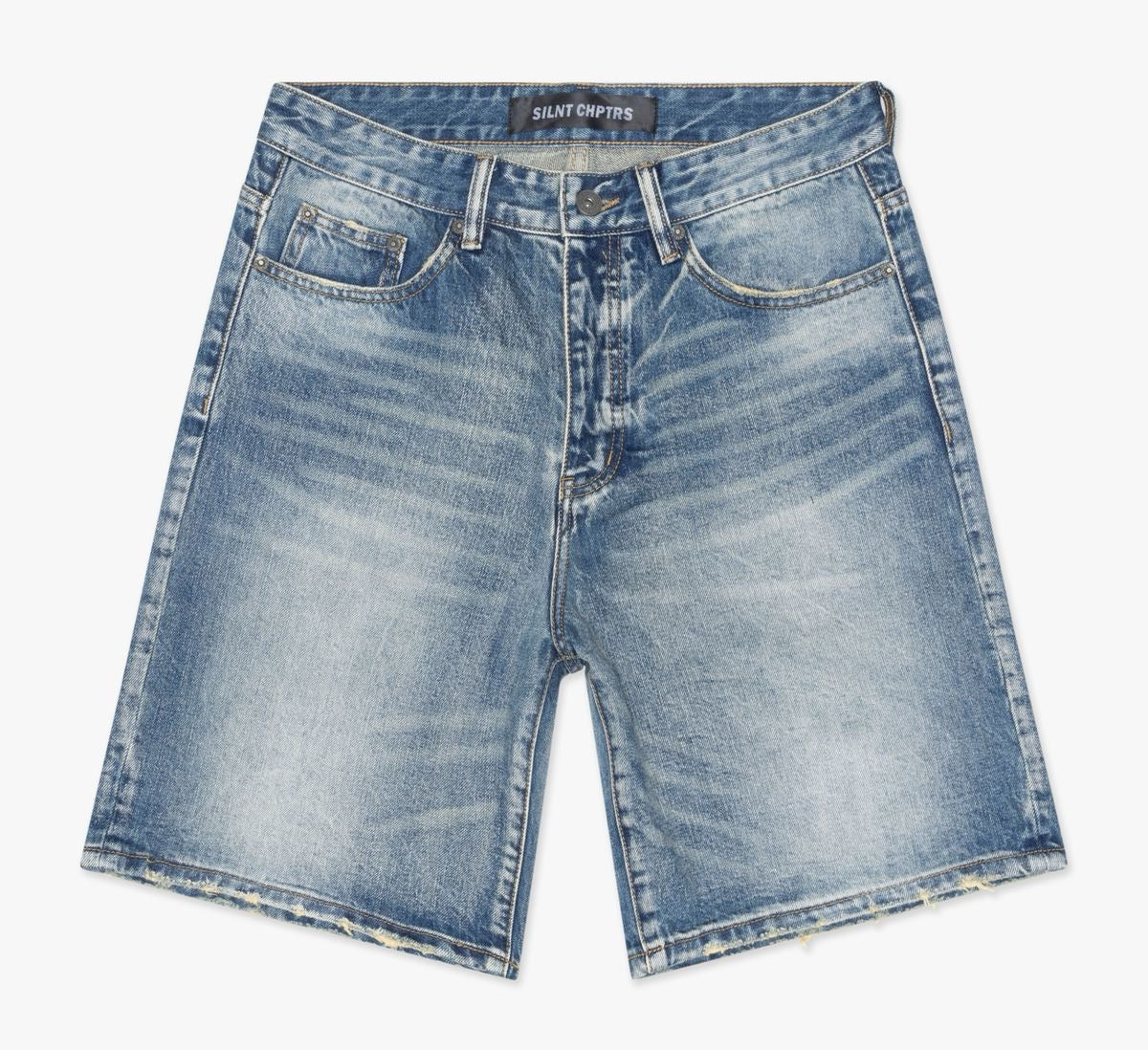 Silnt Chptrs "Chptr" Shorts Blue Wash