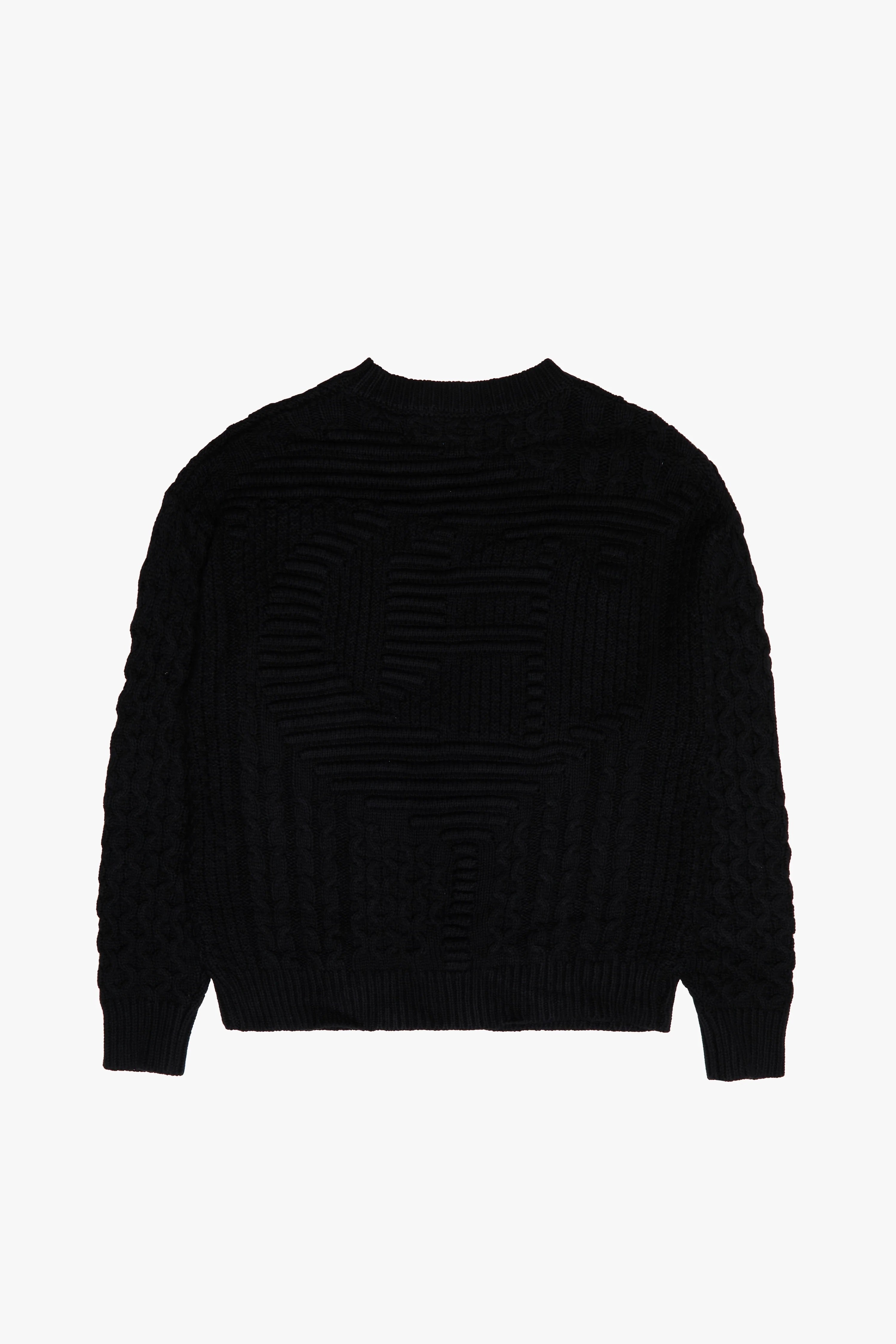 Trnchs "Tilden" Sweater Black (Oversized)