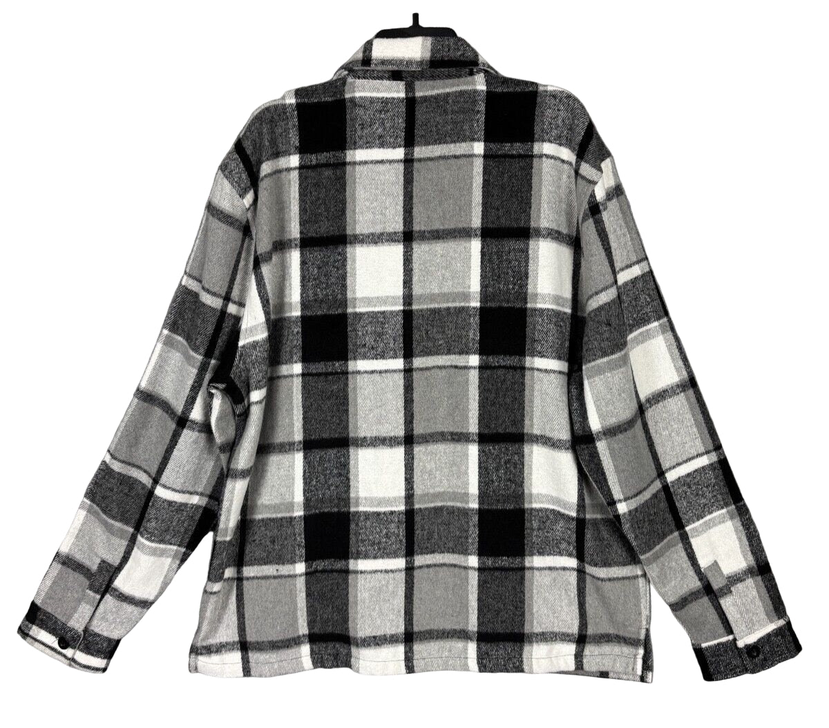 Smoke Rise "Flannel" Overshirt Black/White