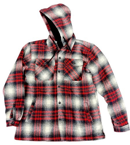 Smoke Rise "Flannel" Overshirt Red/Navy