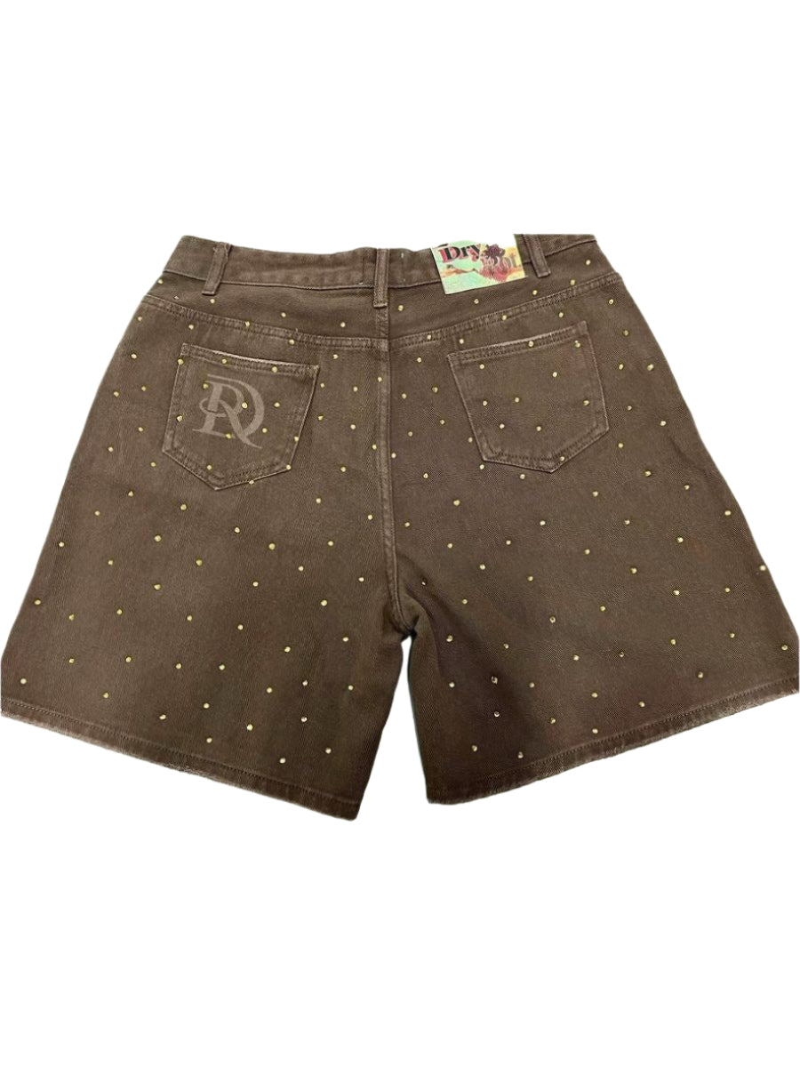 Dry Rot "Mud Stone" Brown Diamond Shorts