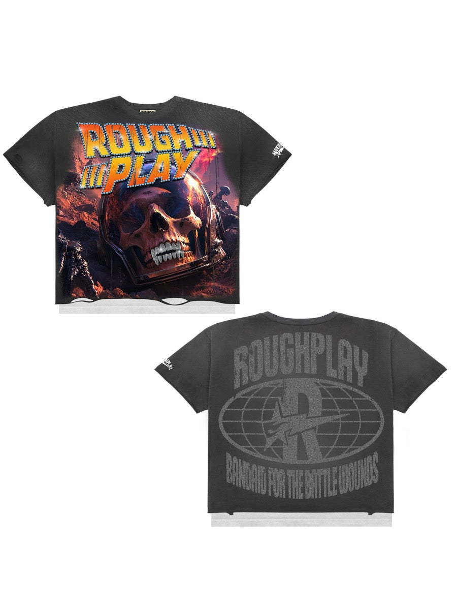 Rough Play "Back To The Future" Tee Black