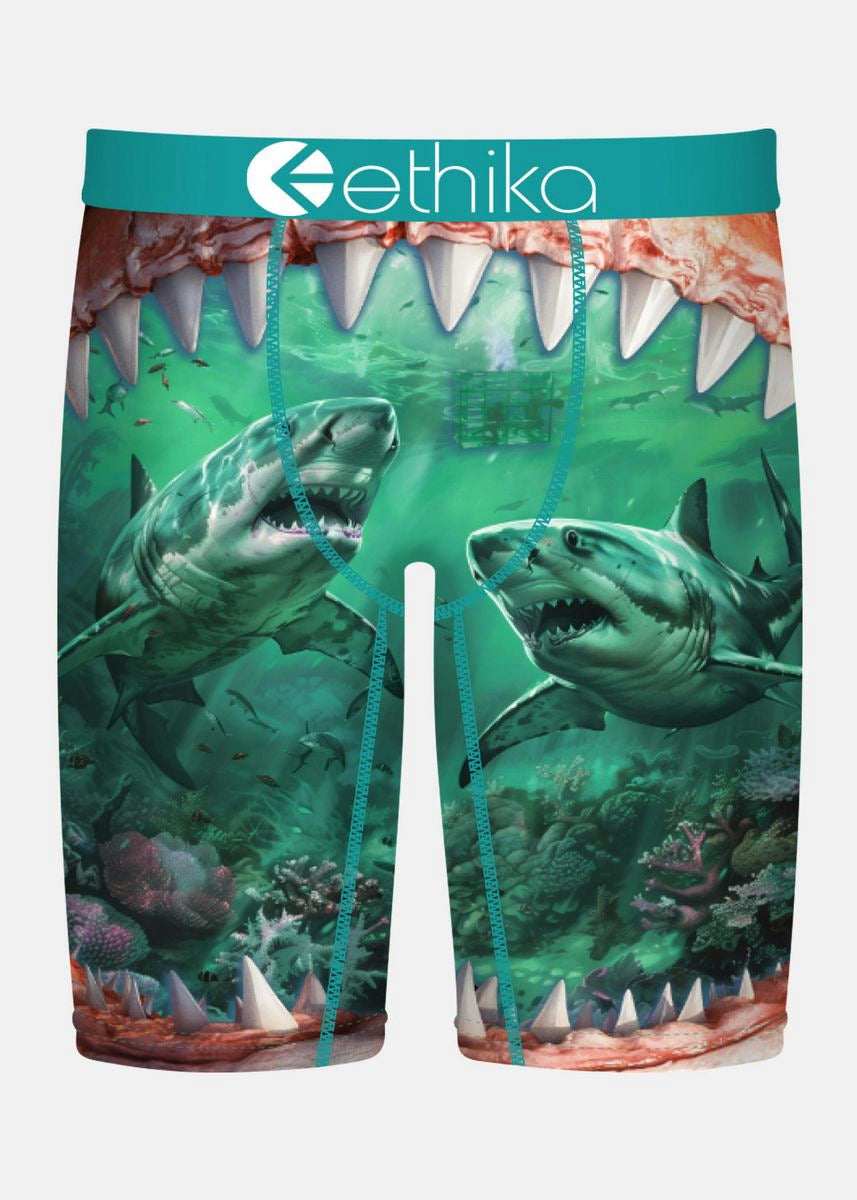Ethika "Food Chain" Boxer Multi Aqua