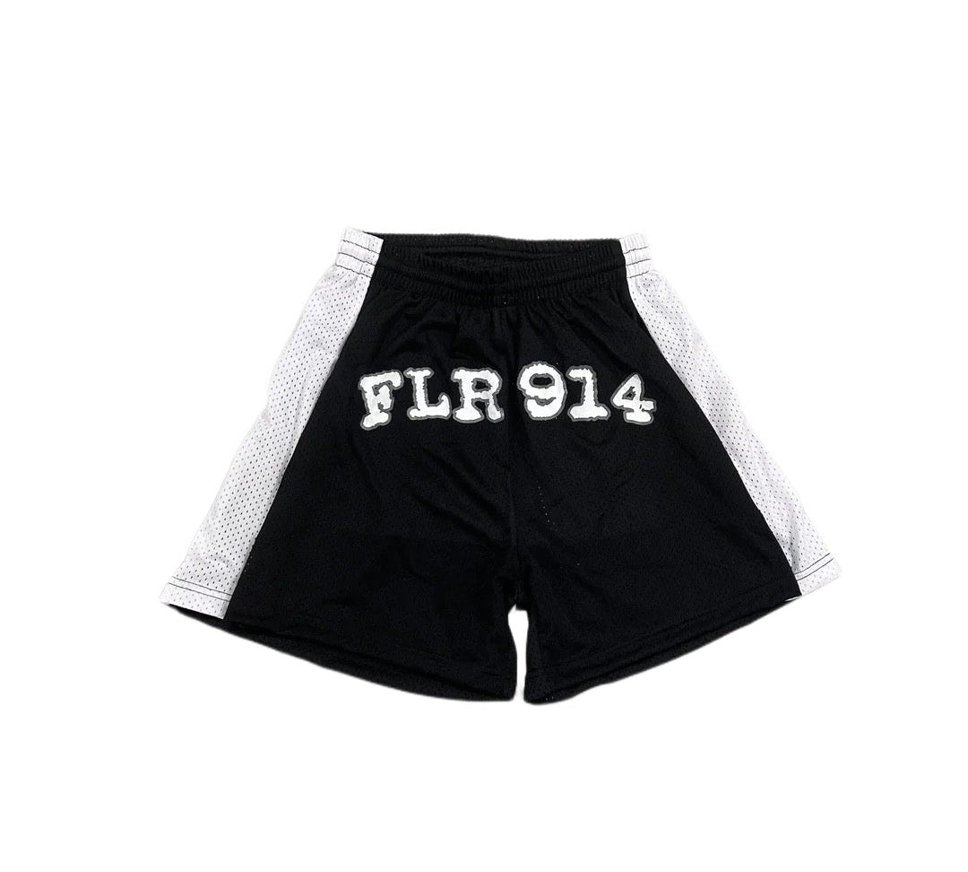 FLR914 "Line" Shorts Black