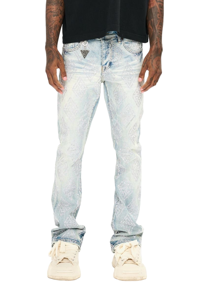Valabasas "Glim" Stacked Light Blue Wash