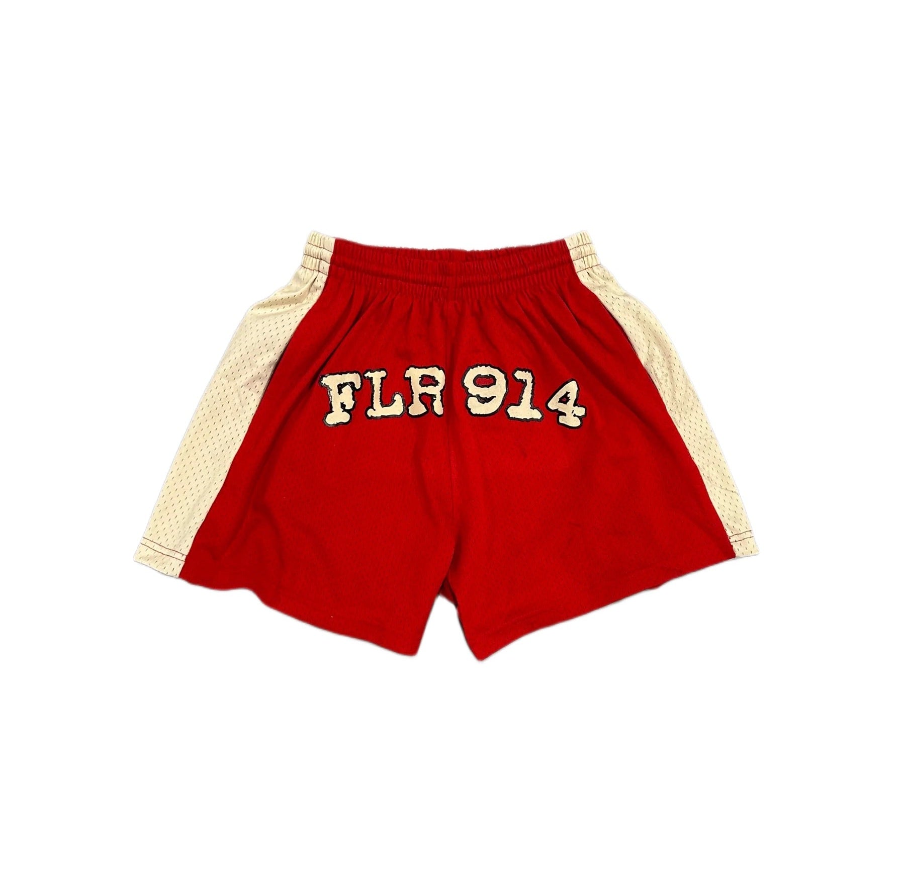 FLR914 "Line" Shorts Red