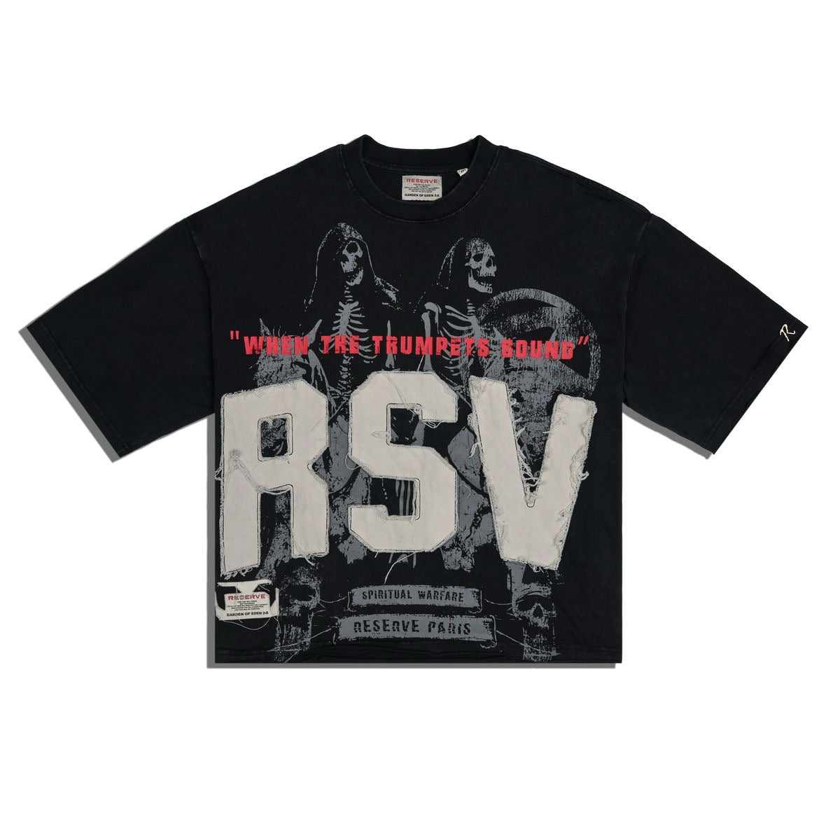 Reserve "Trumpets" Tee Black