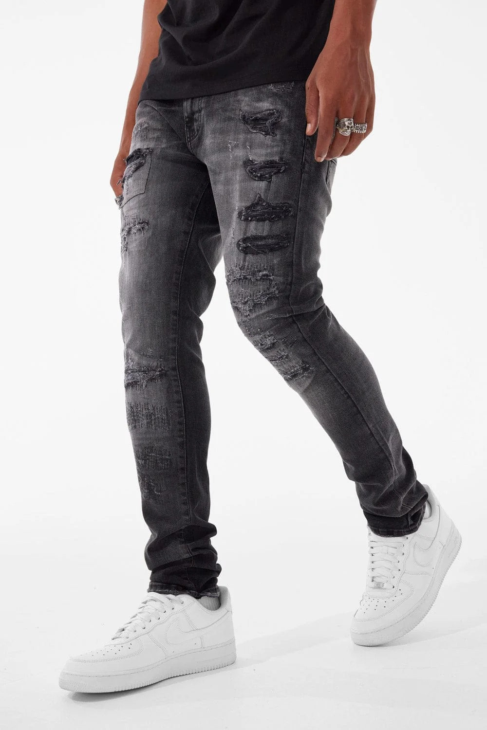 Jordan Craig "Contrast" Skinny Industrial Black