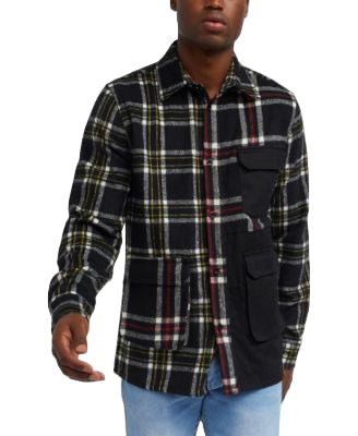 Reason "Checkered" Overshirt Multi