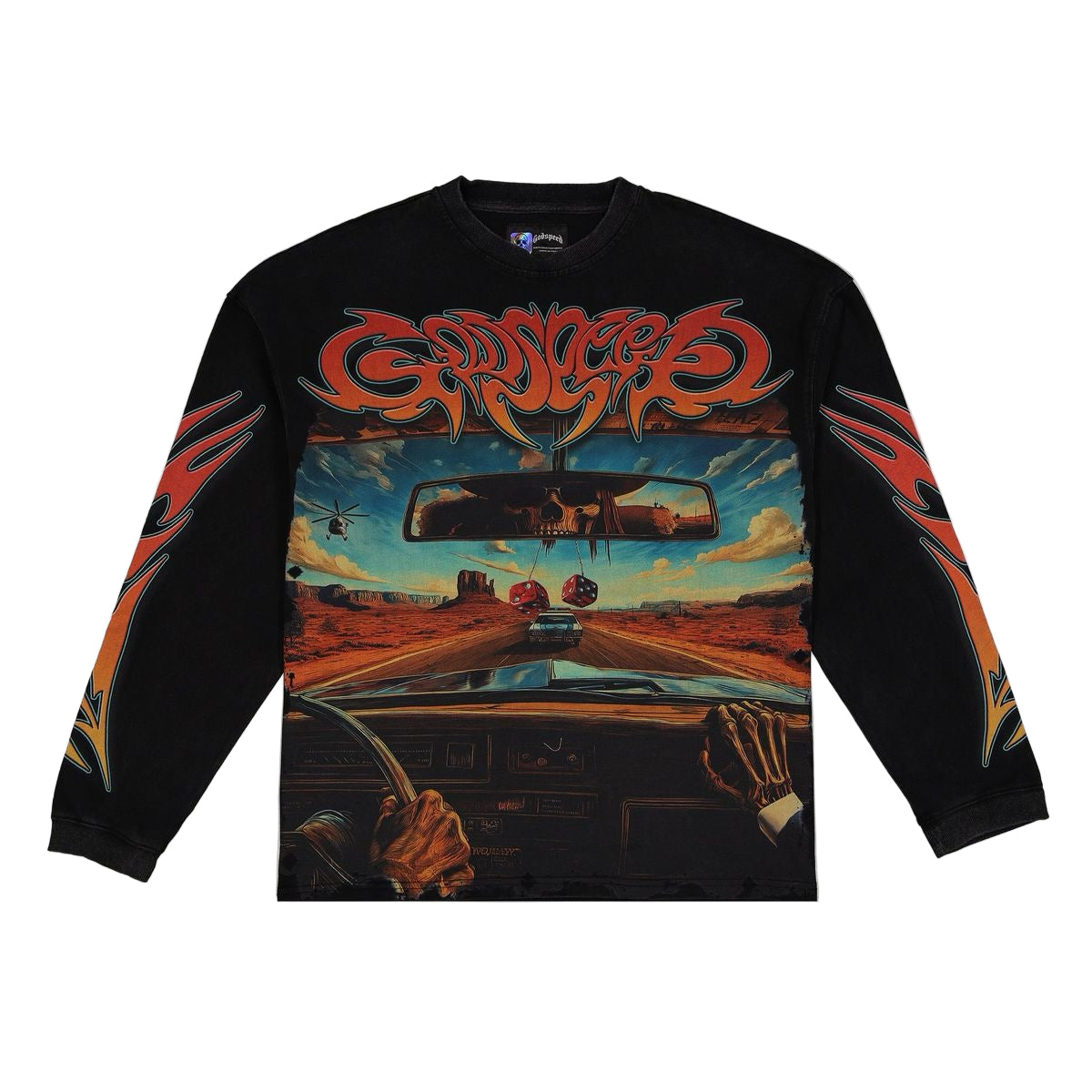 God Speed "On The Run" Long Sleeve Tee Multi