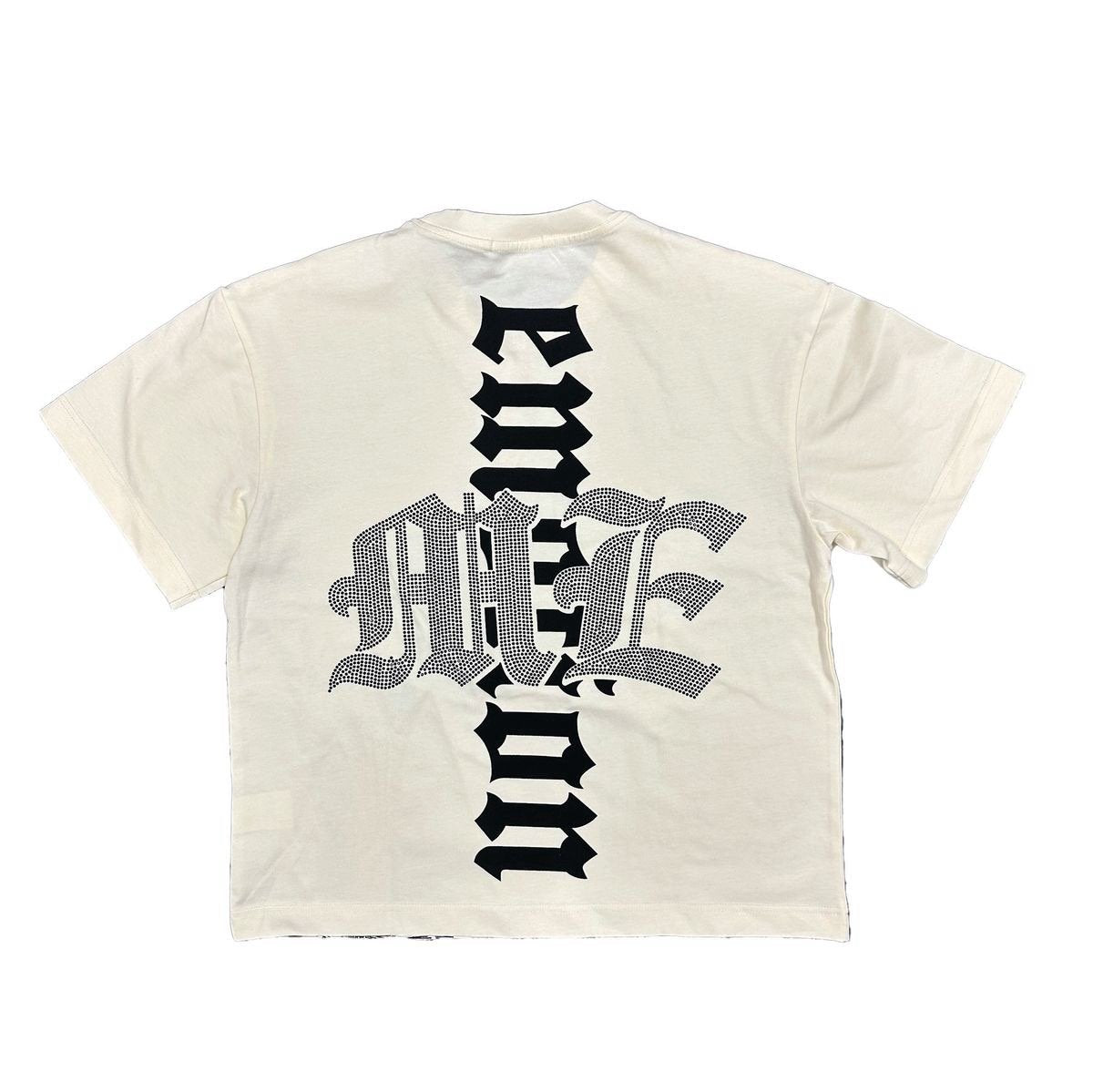 Mixed Emotion "Beach Rhinestone" Tee White