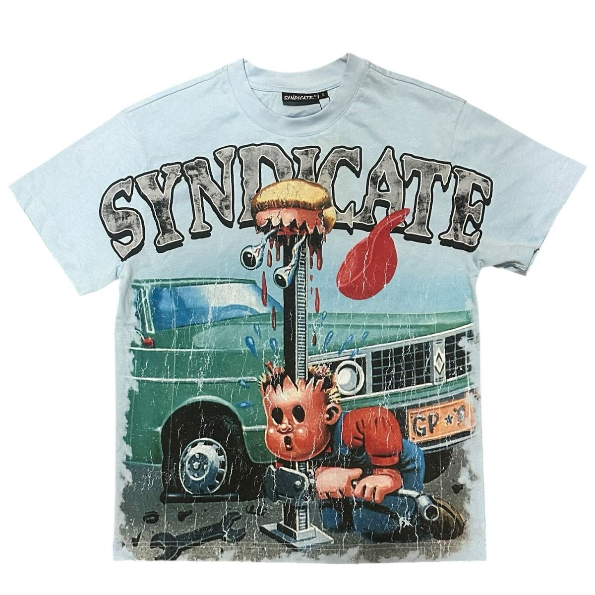 Syndicate "Jack Off All Trades" Tee Mint Blue