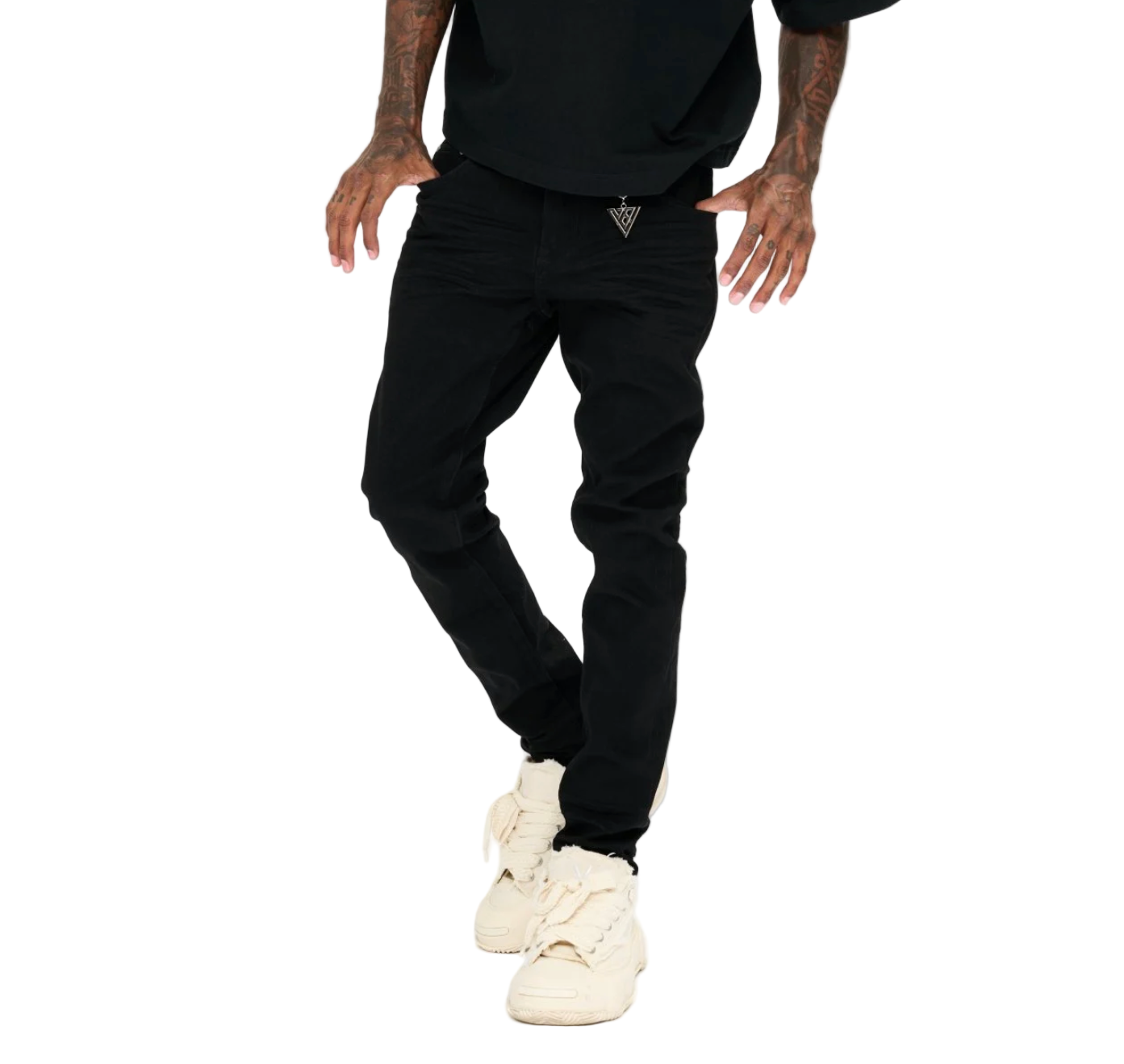 Valabasas "Mr.Slim" Slim Jeans Jet Black