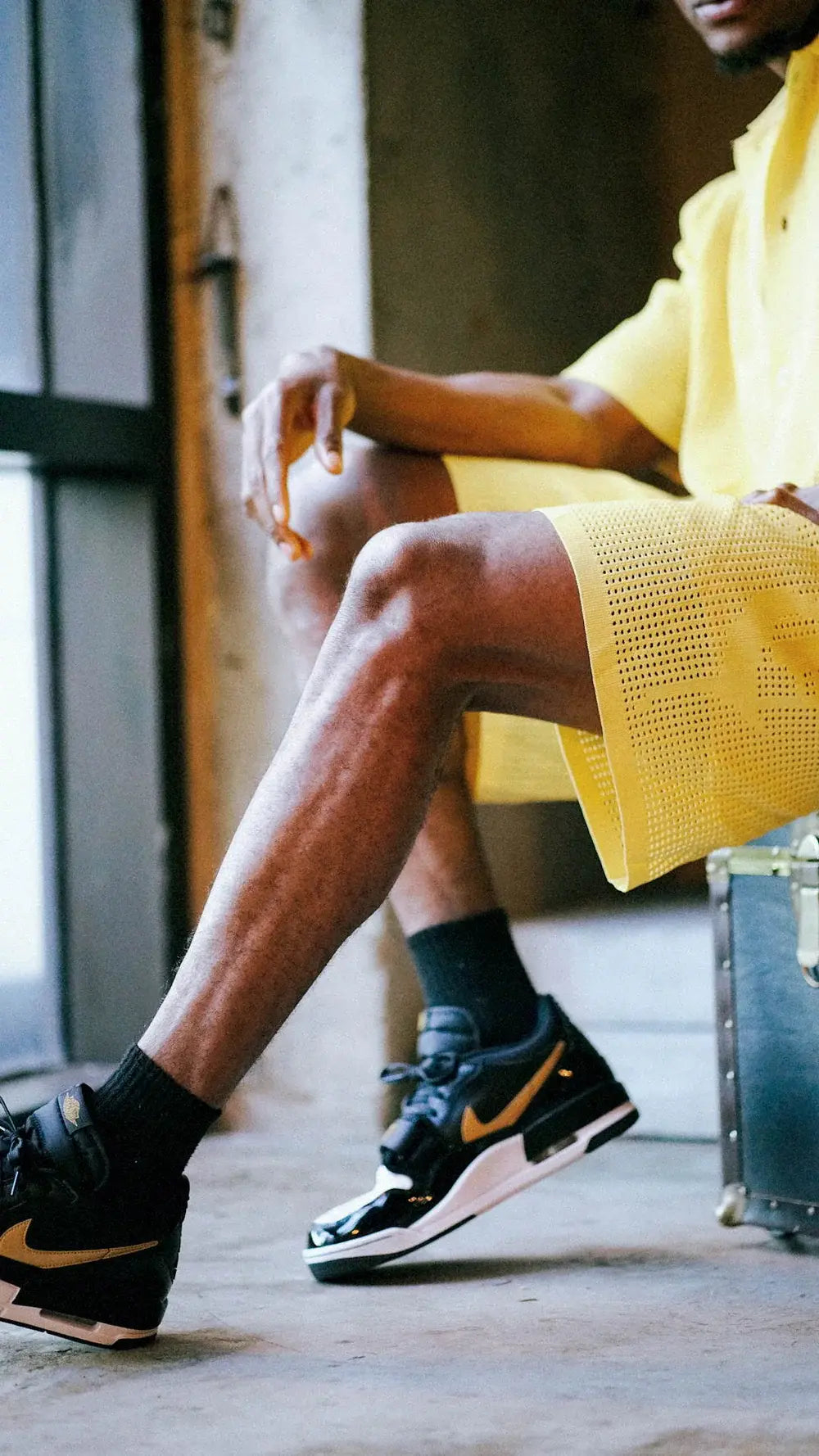 Trnchs "Bahr" Shorts Yellow