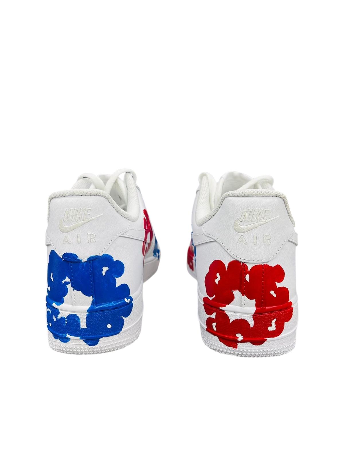 Custom Airforce 1 '07 White Denim Tears