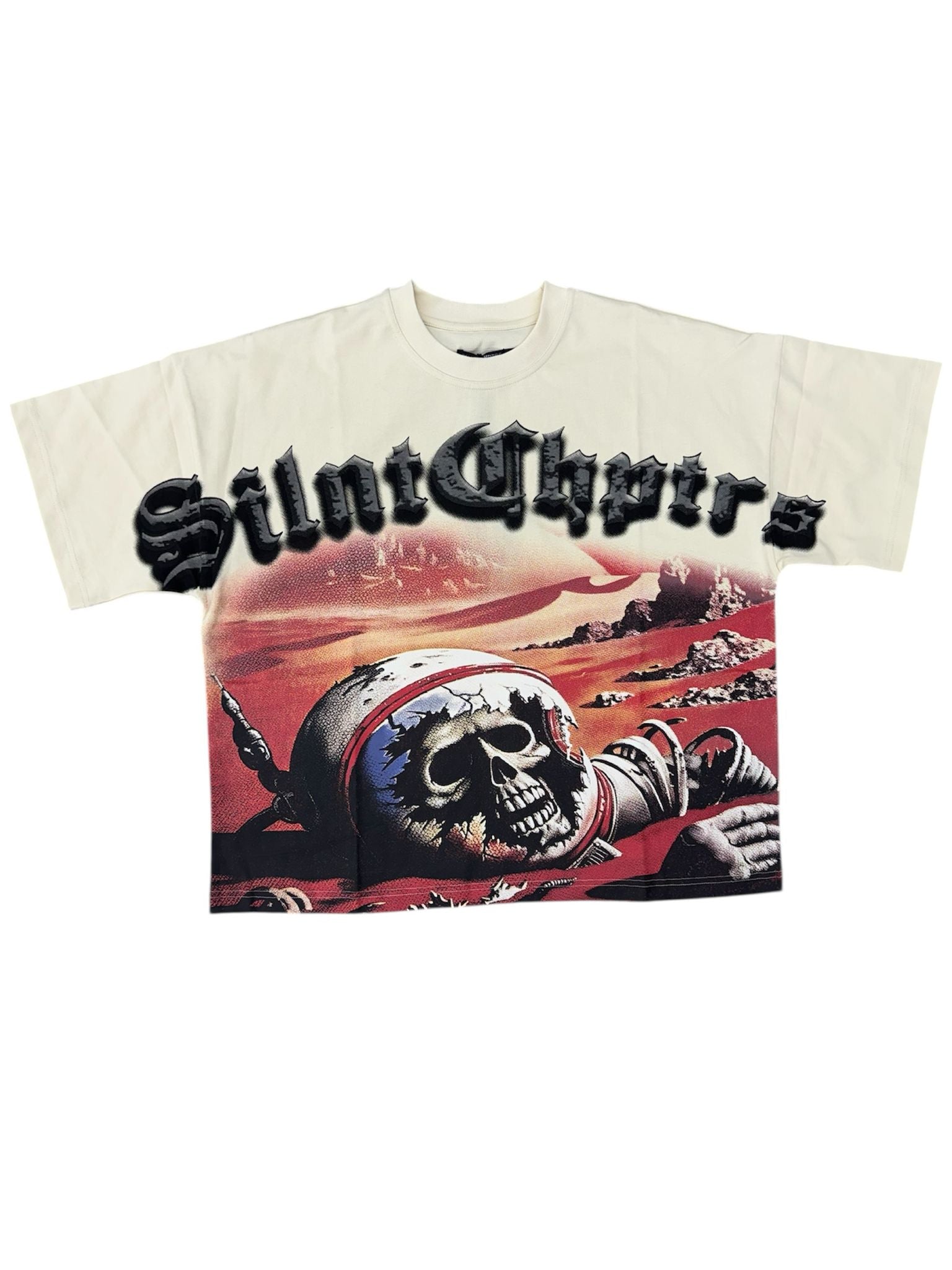 Silnt Chptrs "Cadet" Box Tee Cream