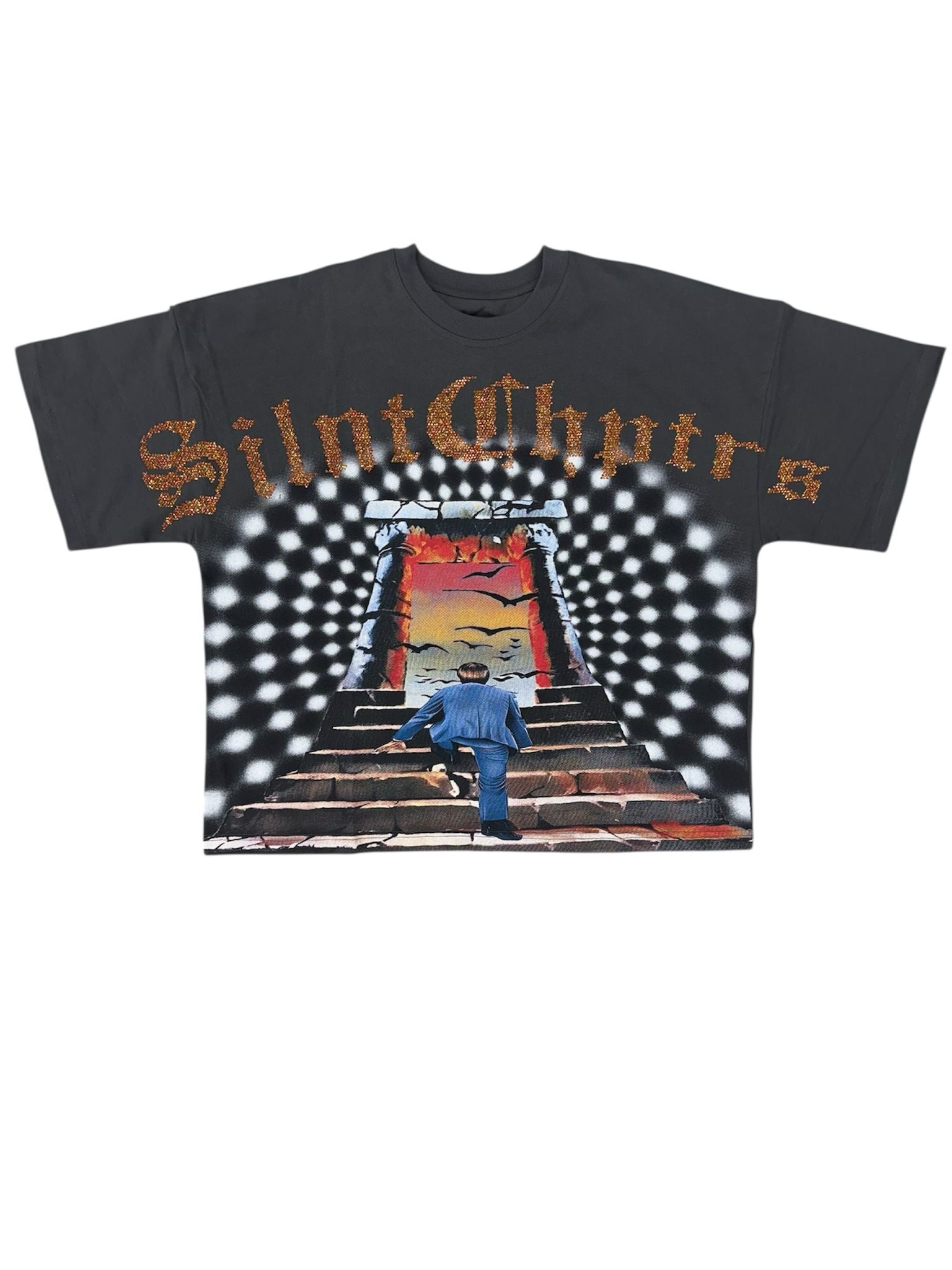 Silnt Chptrs "Illusion" Box Tee Vintage Black