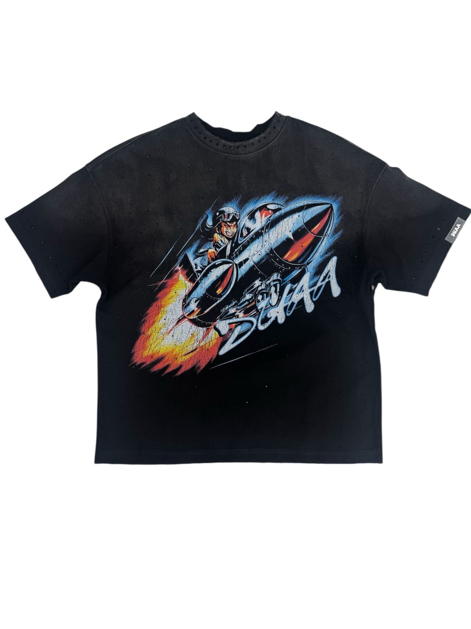 Duaa "Next Level" Tee Black Wash