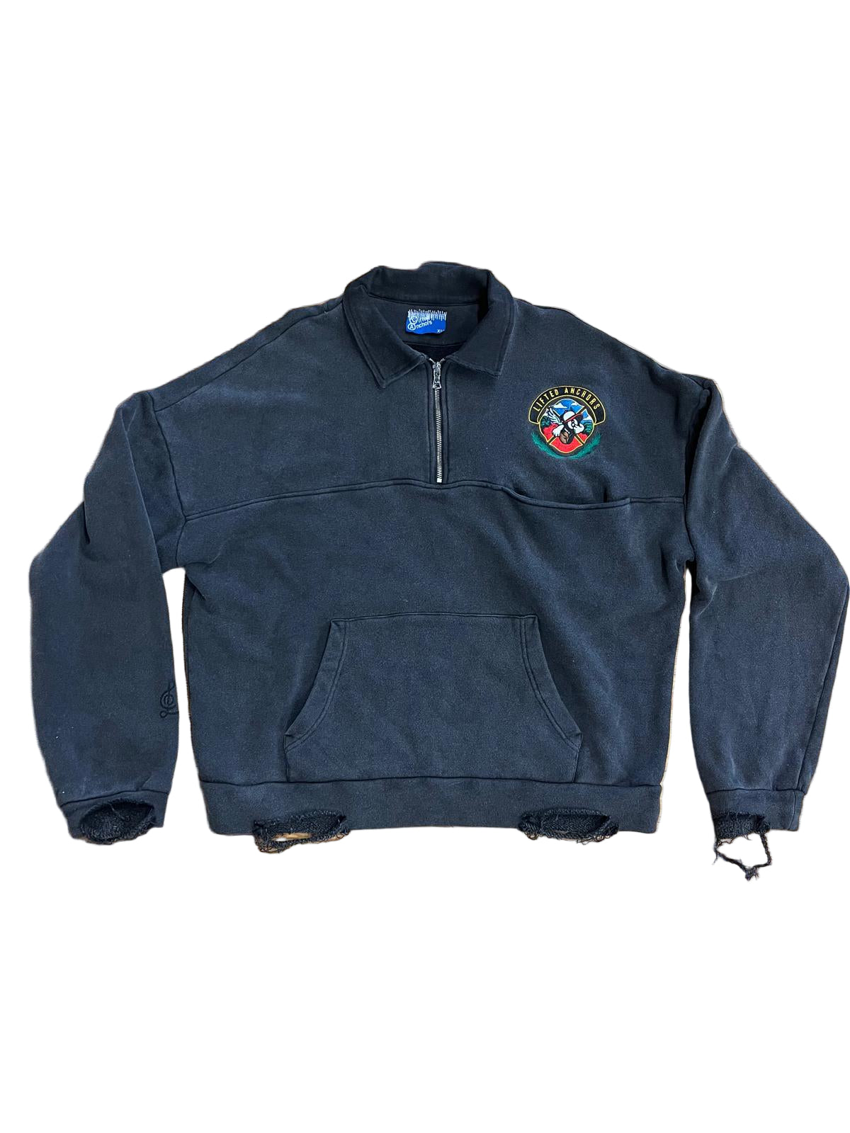 Lifted Anchors "8Ball" Sweater Black