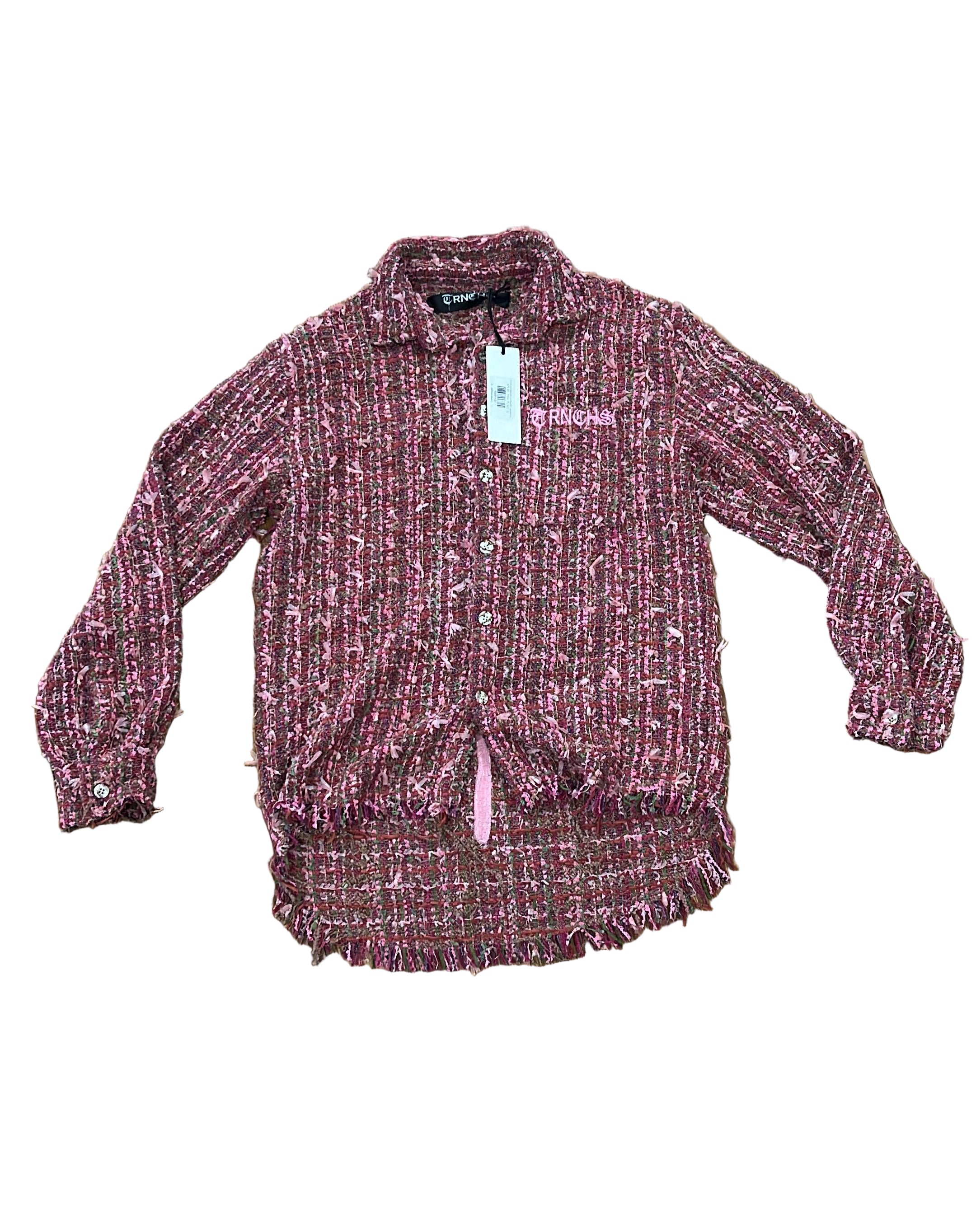 Trnchs "Unique Cloth" Button Up Pink