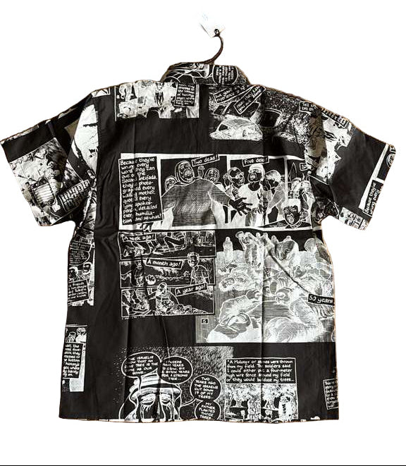 Trnchs "Gaza" Button Up Black