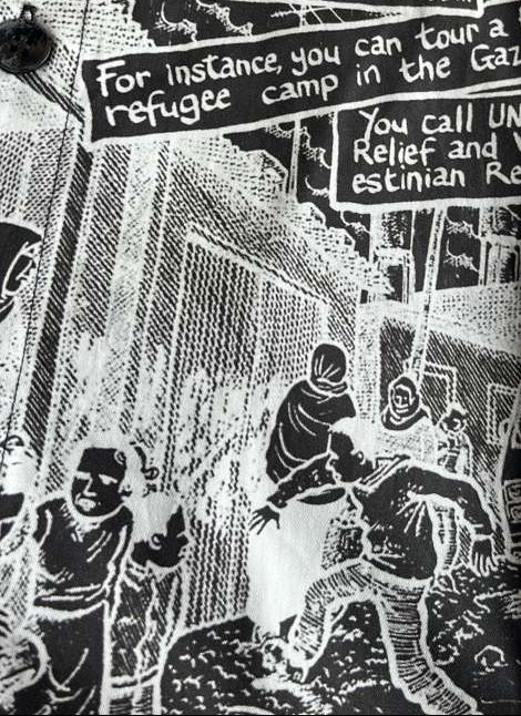 Trnchs "Gaza" Button Up Black