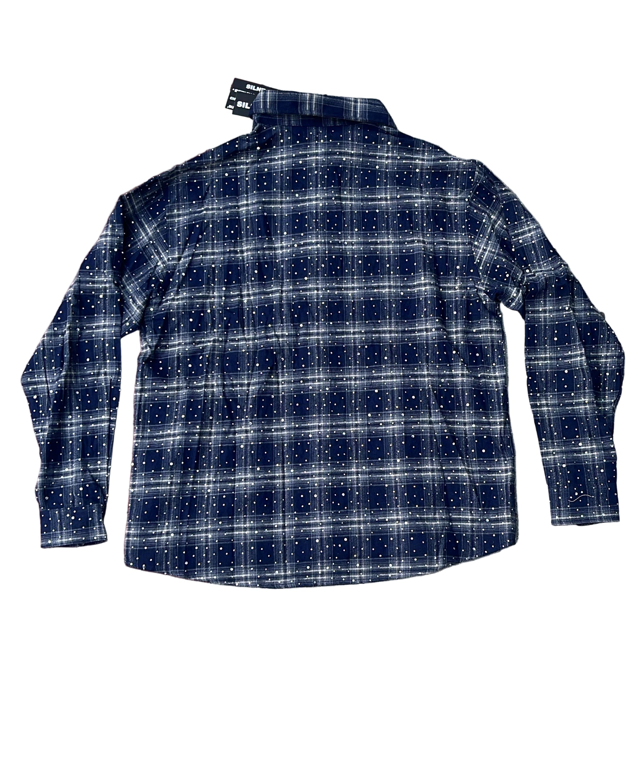 Silnt Chptrs "Cosmos" Button Up Navy