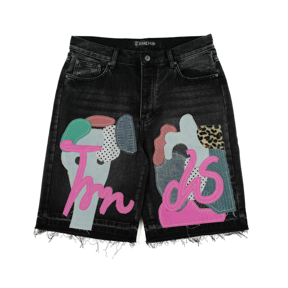 Trnchs "Layali" Shorts Black Wash