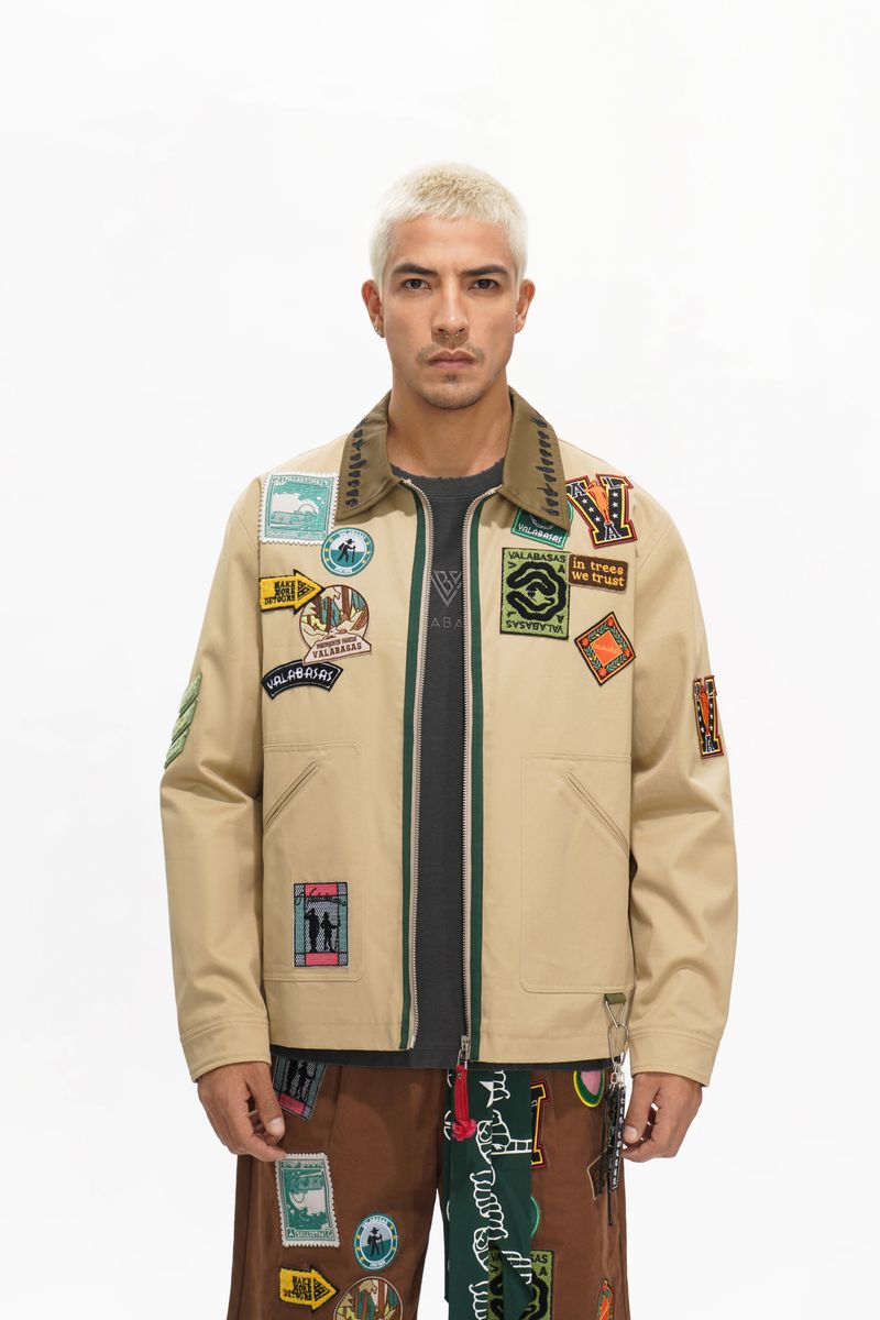 Valabasas "PATROL" BUTTON UP TAN