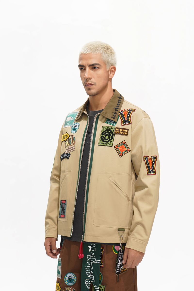 Valabasas "PATROL" BUTTON UP TAN