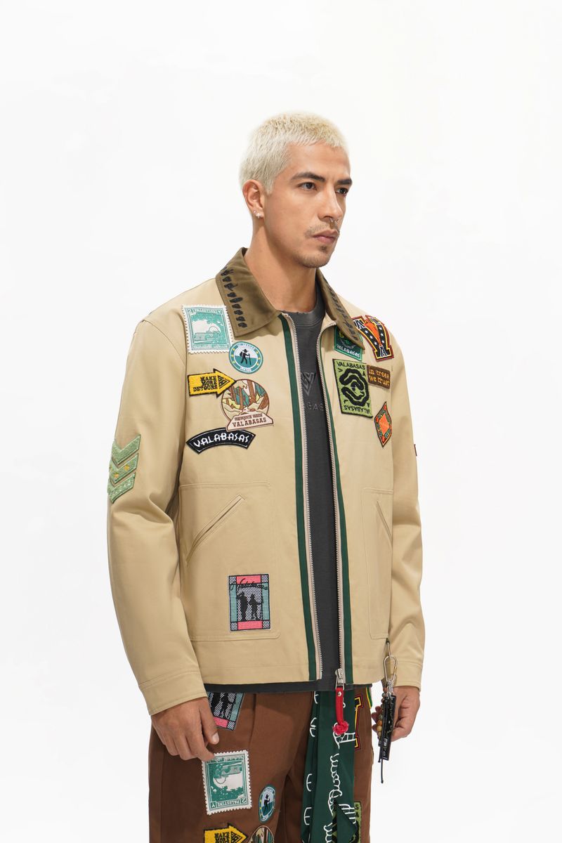 Valabasas "PATROL" BUTTON UP TAN