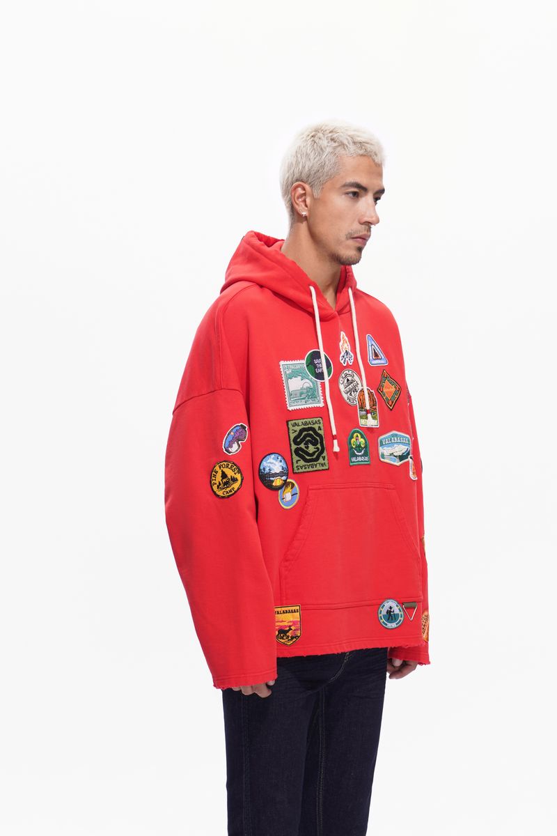 Valabasas "HAZE" HOODIE RED