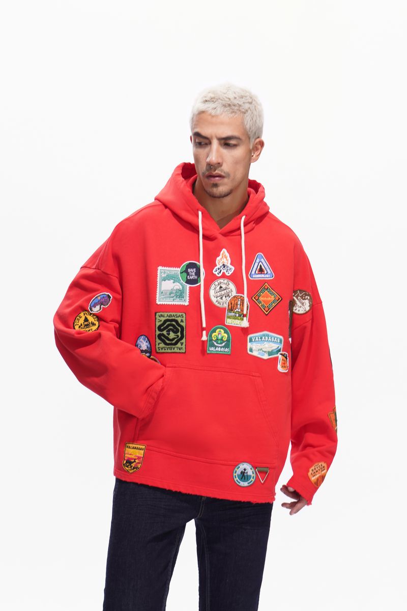 Valabasas "HAZE" HOODIE RED